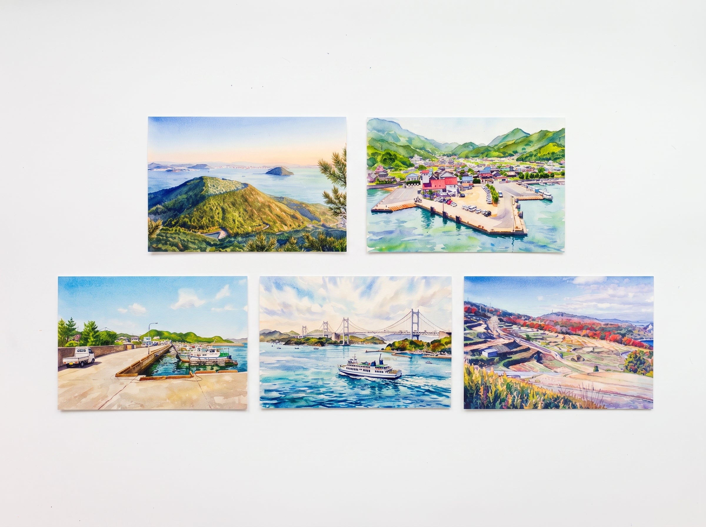 Setouchi Postcard Set